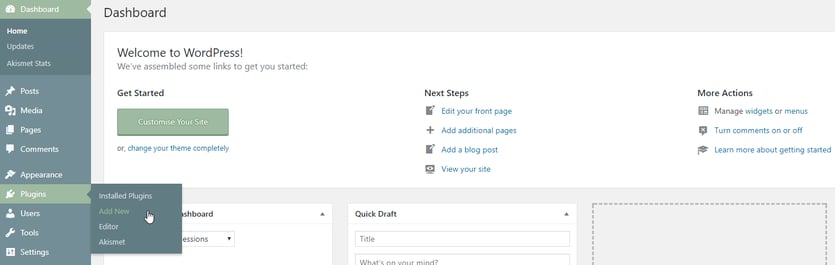 WordPress-Plugin installieren