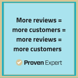 More reviews = more customers = more reviews = more customers: