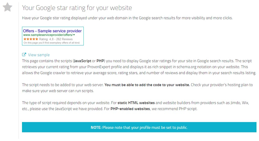 google-star-rating