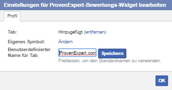 NEU: Das ProvenExpert-Bewertungs-Widget
für Facebook