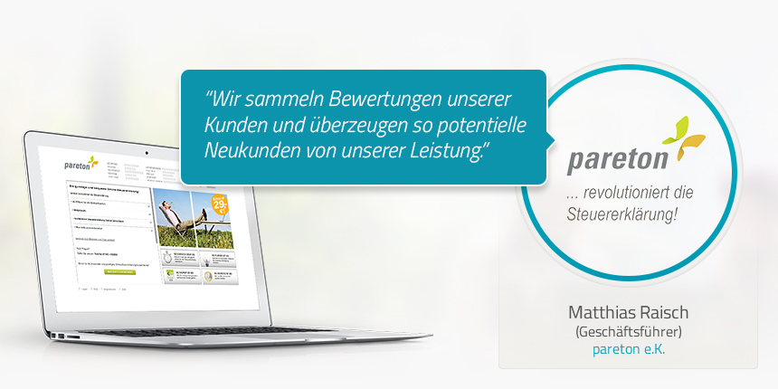 Kundenstimme von Matthias Raisch pareton e.K.